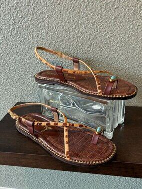 Sam Edelman Tenly Beechwood Multi|Burnt Brandy Sandal